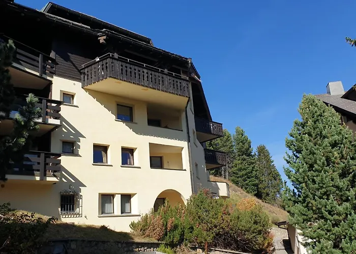 公寓 Chesa Bellaval, Haus Leivra 2 1 2-zimmerwohnung 席尔瓦普拉纳